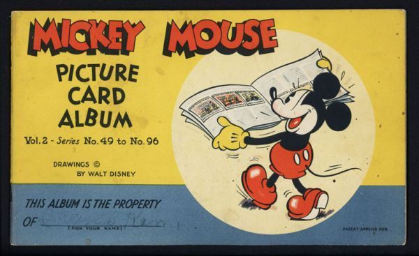ALB 1930s Mickey Mouse Picture Card Album